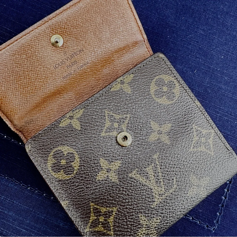 AUTHENTIC Louis Vuitton Vintage Porte-Valeurs Cartes Crédit.Elise wallet.